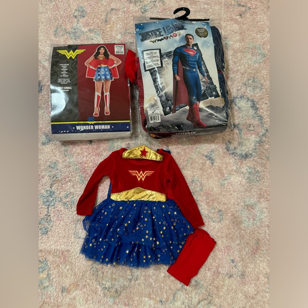 Family set of costumes